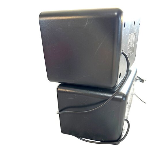 Reccazr Speakers Mini SP2040 Black/Red 2.0 Computer Speakers 5x3x4 Set of 2 - Picture 5 of 9